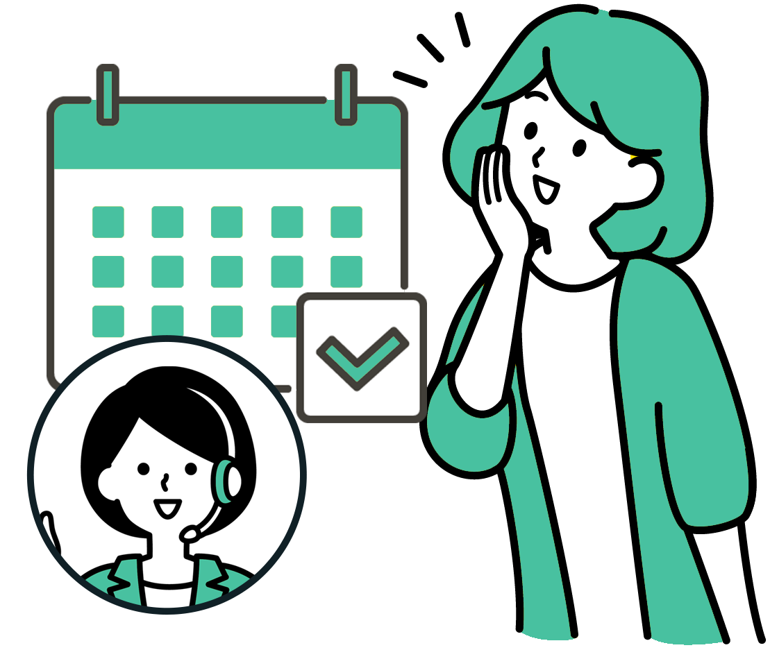 コンシェルジュによる満期サポート